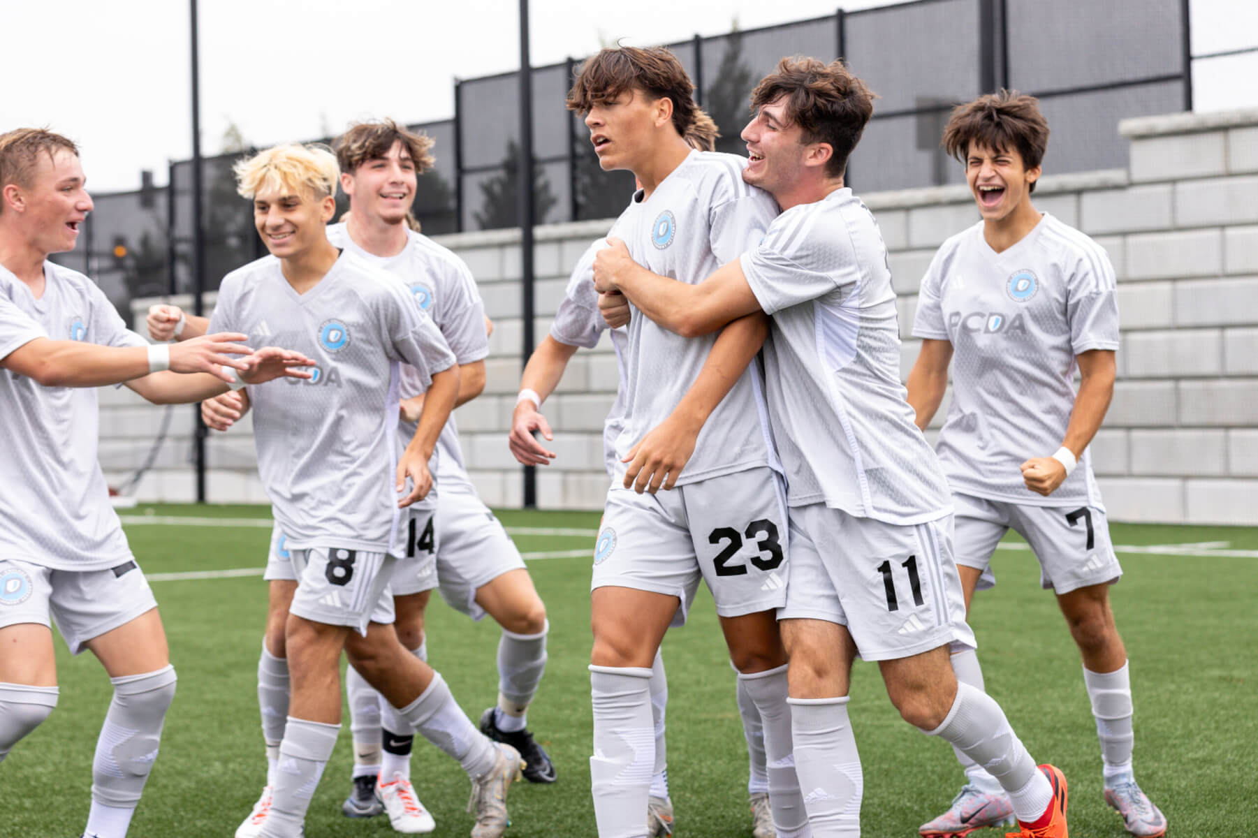 Gap year soccer program in St. Louis Missouri training session